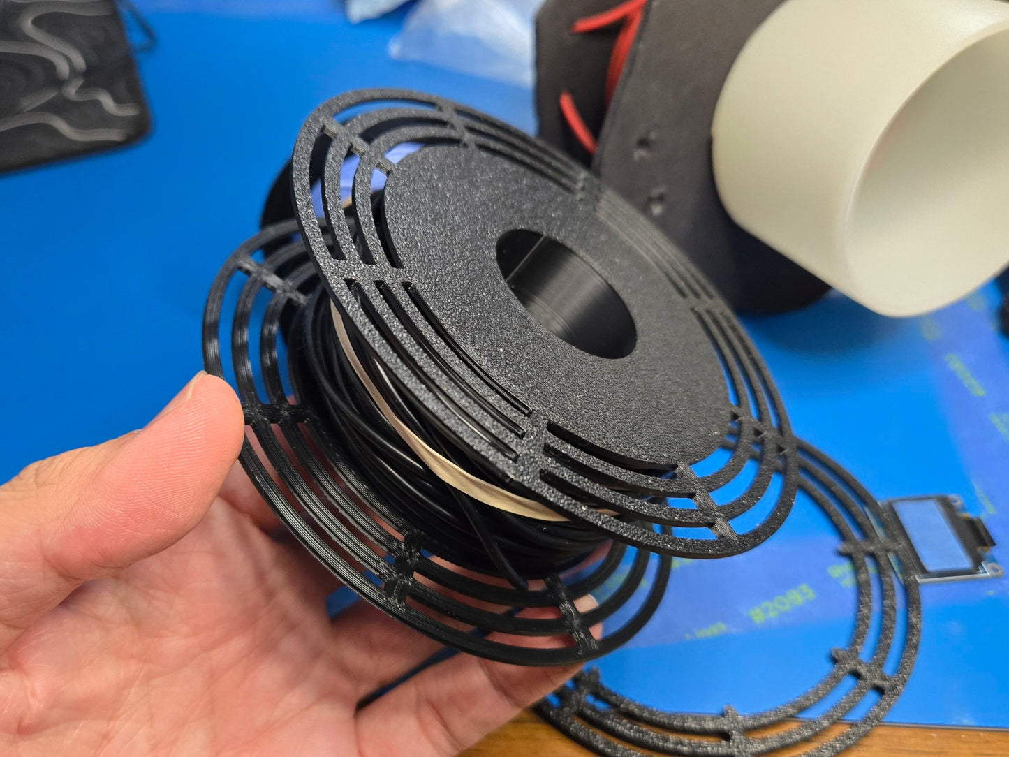 Resizeable Wire Spool - STL 3D Printing File