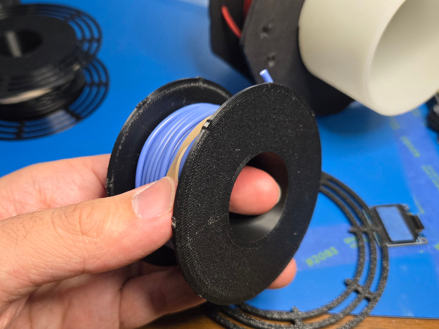 Resizeable Wire Spool - STL 3D Printing File